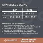 Tommie Copper Arm Compression Sleeve - L/XL Black
