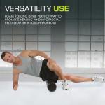 ProsourceFit 12-Inch Firm Foam Roller for Recovery