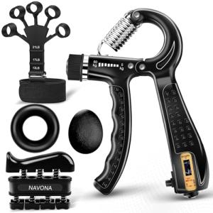 5-Piece Grip Strength Trainer Kit for Muscle Building