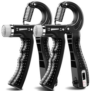 Adjustable Grip Strengthener 2 Pack for Athletes