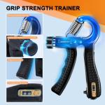 Grip Strength Trainer Kit with Hand Gripper