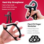 FitBeast Hand Grip Strengthener Workout Kit 5 Pack