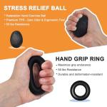 Grip Strength Trainer Kit with Hand Gripper