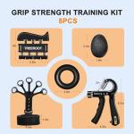 Grip Strength Trainer Kit with Hand Gripper