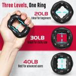 FitBeast 6-Pack Adjustable Grip Strength Trainer