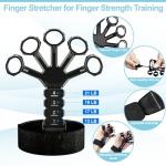 5-Pack Grip Strength Trainer Set with Carry Bag