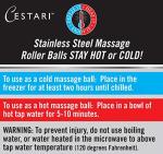 Cestari Stainless Steel Hot Cold Pain Relief Roller