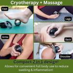 Cryoglide Massage Ball Roller for Muscle Recovery