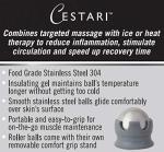 Cestari Stainless Steel Hot Cold Pain Relief Roller