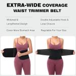 VENUZOR Women's Waist Trainer Belt - Black, Large