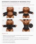 FeelinGirl Women's Workout Waist Trainer Corset Belt