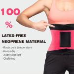 VENUZOR Women's Waist Trainer Belt - Hot Pink