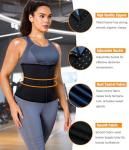LEINIDINA Women's Zipper Waist Trainer Corset