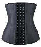 YIANNA Women's Latex Underbust Waist Trainer Black