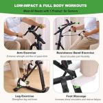 MDODM Pedal Exerciser Bike for Total Body Workout