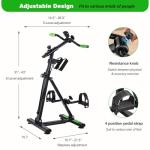 MDODM Pedal Exerciser Bike for Total Body Workout