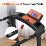 Portable Foldable Treadmill for Seniors with Handrails