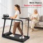 Redliro Treadmill for Seniors with Desk & Cup Holder