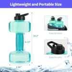 Aquatic Exercise Dumbbells Set of 2 - Green