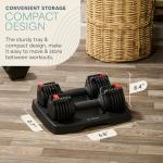 Lifepro 6-in-1 Adjustable Dumbbells for Home Gym