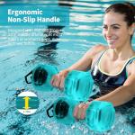 Aquatic Exercise Dumbbells Set of 2 - Green
