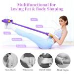 Durable Pedal Resistance Bands with Handles - Purple