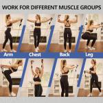 Resistance Bands Set for Home Workouts with Handles