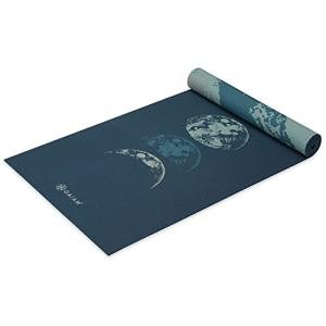 Gaiam Lunar Wave Reversible Extra Thick Yoga Mat