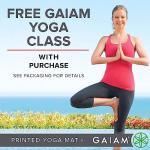 Gaiam Premium Non-Slip Yoga Mat, 5mm