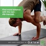 Gaiam 5mm Non-Slip Yoga Mat - Marbled Design