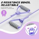 Multifunctional Pilates Reformer and Resistance Bands Set