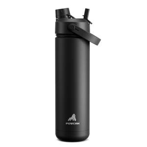 Insulated 26 oz Water Bottle with Straw Lid