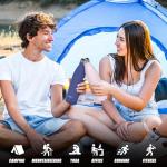 Watersy 17oz Insulated Stainless Steel Water Bottle