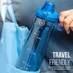 Pogo 18 Oz BPA-Free Water Bottle with Chug Lid