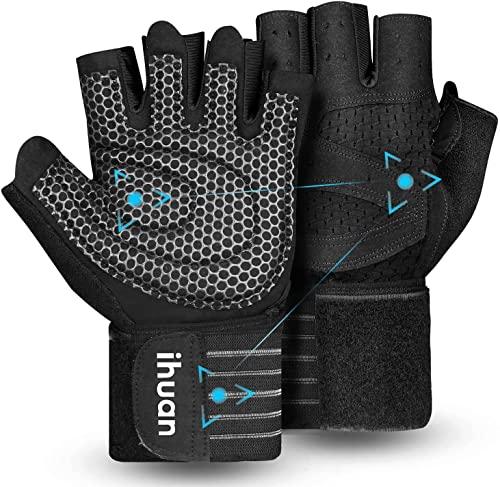 Ventilated Weightlifting Gloves with Wrist Support