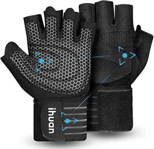 Ventilated Weightlifting Gloves with Wrist Support