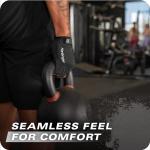Durable Half Finger Weightlifting Gloves for Men