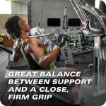 Durable Half Finger Weightlifting Gloves for Men