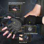 Ventilated Weightlifting Gloves with Wrist Support