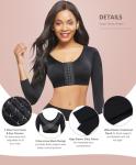 FeelinGirl Women’s Arm Compression Long Sleeve Bra