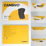 CAMBIVO Elbow Brace for Pain Relief - 2 Pack