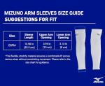 Mizuno Black Arm Sleeves - One Size Fits Most