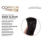 Copper Fit ICE Compression Knee Sleeve, Black