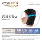 Copper Fit ICE Compression Knee Sleeve, Black