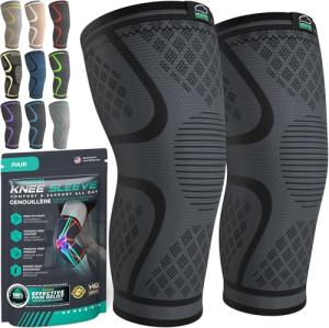 Modvel Knee Brace Compression Sleeves – 2-Pack