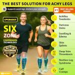 Calf Compression Sleeves for Pain Relief and Support