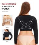 Nebility Women's Arm Compression Sleeve Shaper