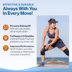 Modvel Knee Brace Compression Sleeve 2 Pack