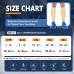 3 Pack Calf Compression Sleeves for Pain Relief