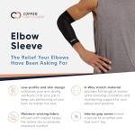 Copper Infused Elbow Sleeve for Pain Relief
